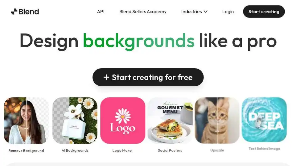 Blend: AI Background Eraser & Photo Editor