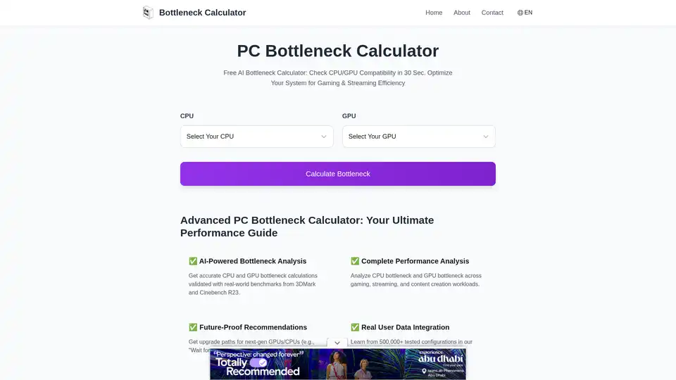 Bottleneck Calculator
