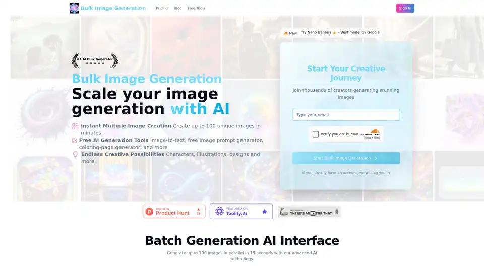Bulk Image Generation