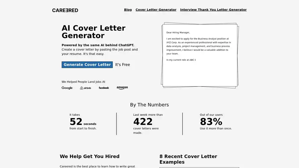AI Cover Letter Generator
