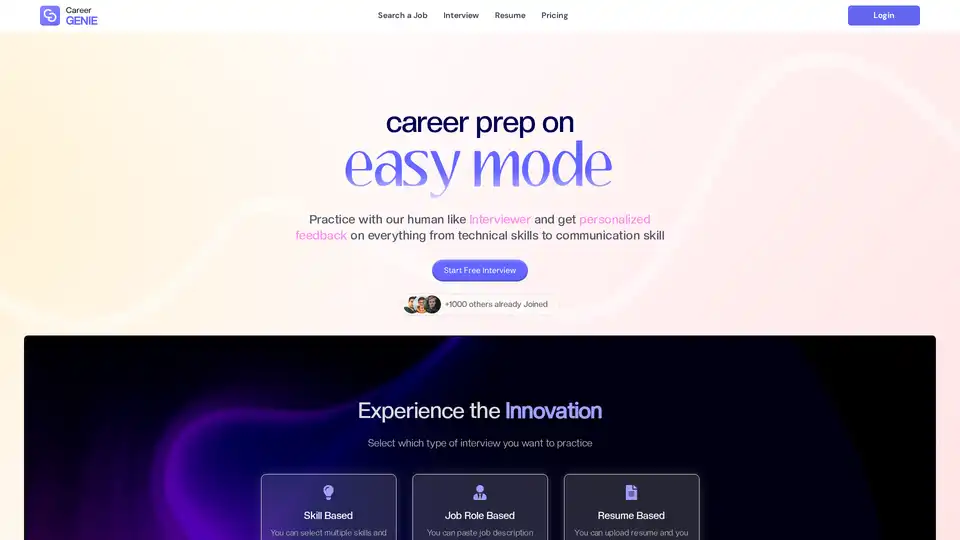 CareerGenie AI Interviewer
