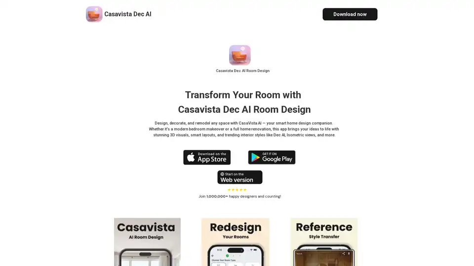 Casavista Dec AI Room Design
