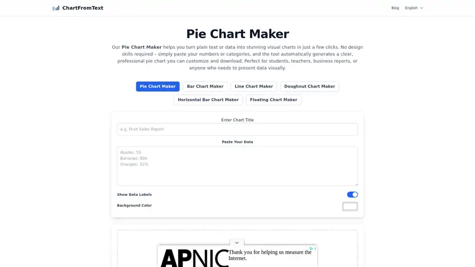 Pie Chart Maker