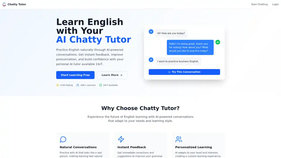 Chatty Tutor
