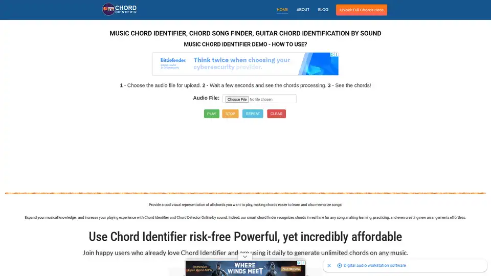 Music Chord Identifier