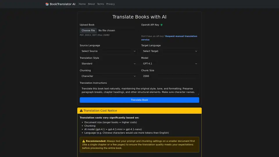 BookTranslator AI