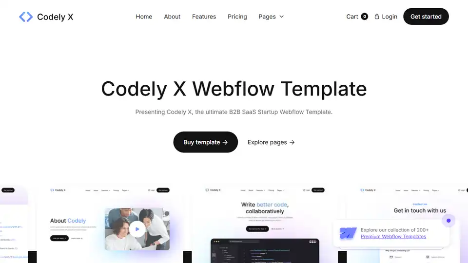 Codely X Webflow Template