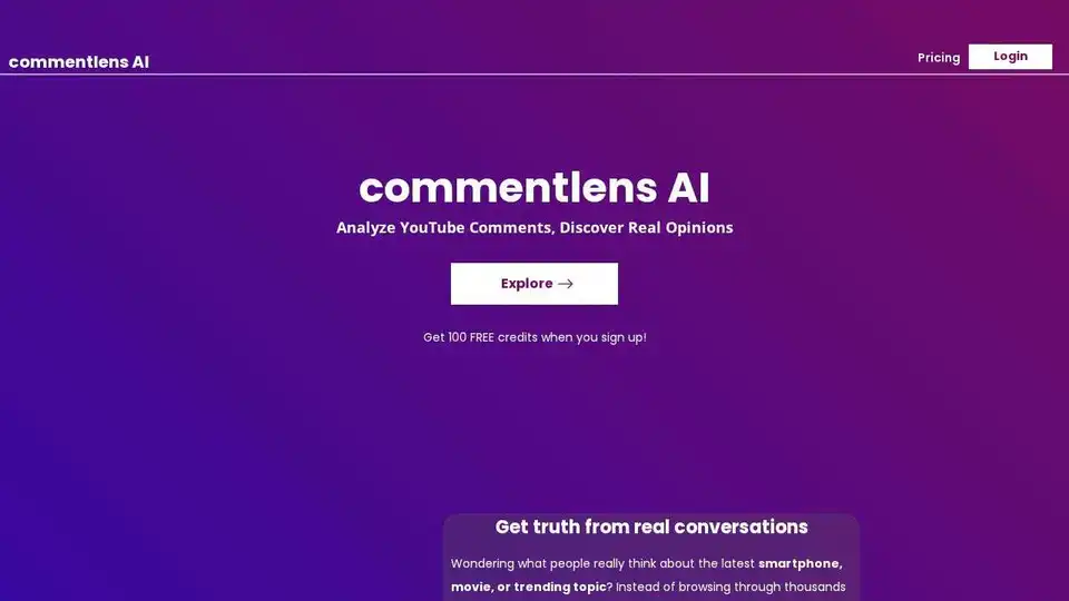 Commentlens AI