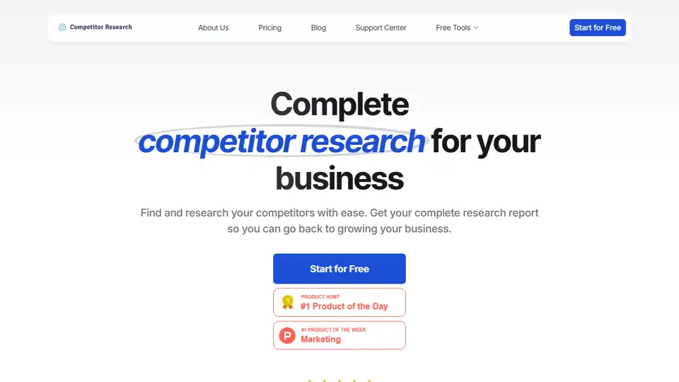 Competitor Research