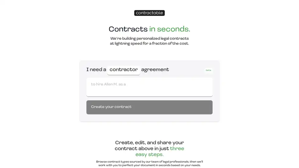 Contractable