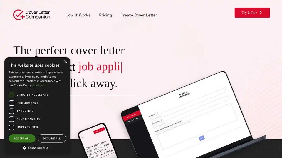 Cover Letter Companion