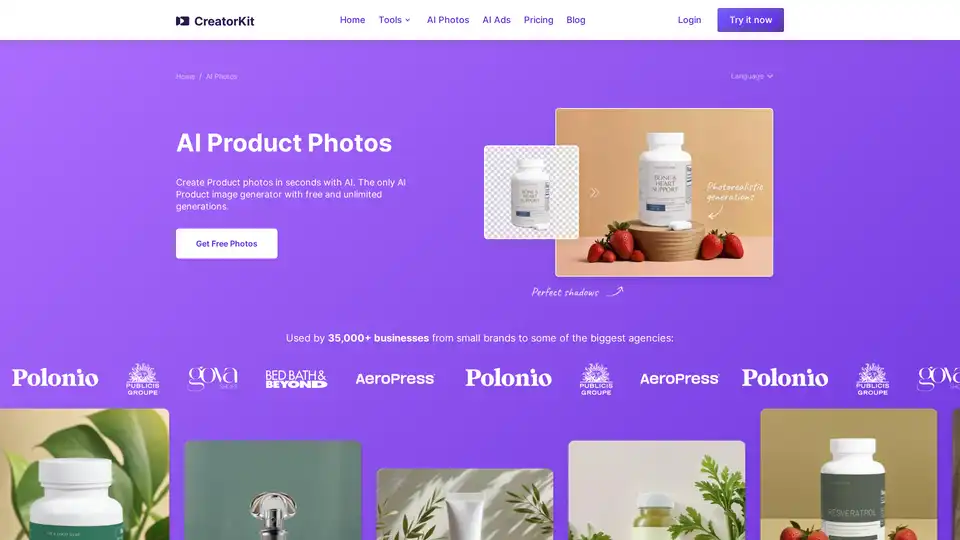 CreatorKit AI Product Photos