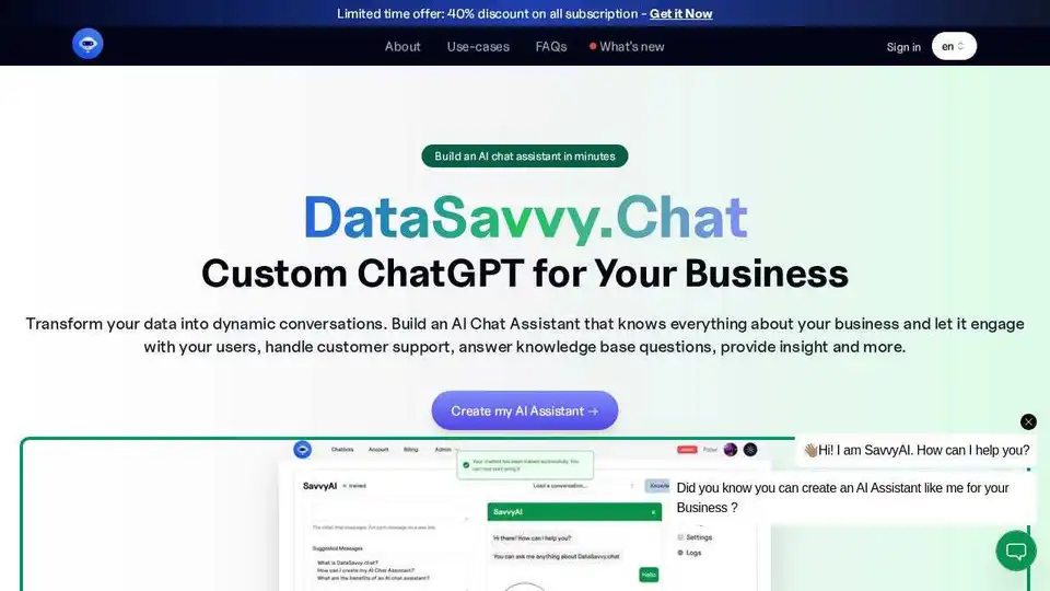 DataSavvy.Chat