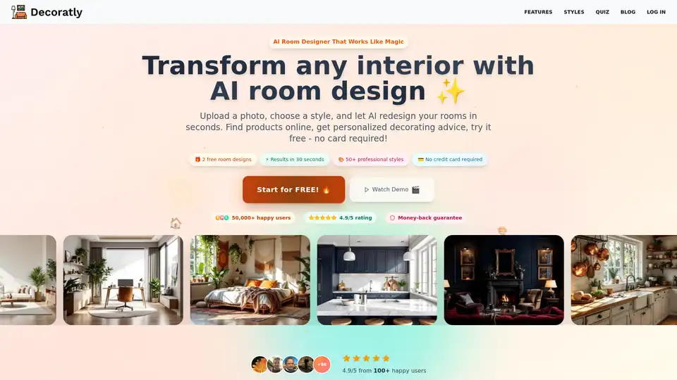 Decoratly AI Room Designer