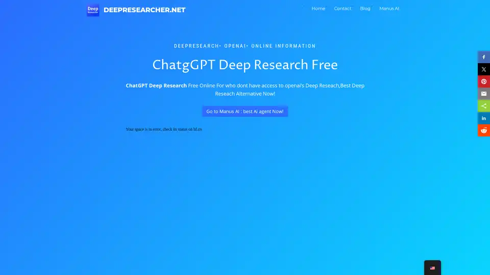ChatGPT Deep Research Free
