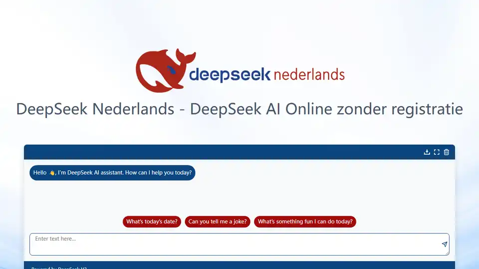 DeepSeek Nederlands