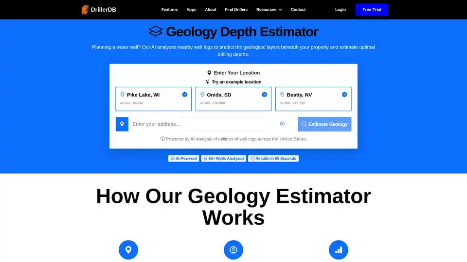 Geology Depth Estimator