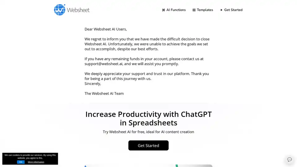 Websheet AI
