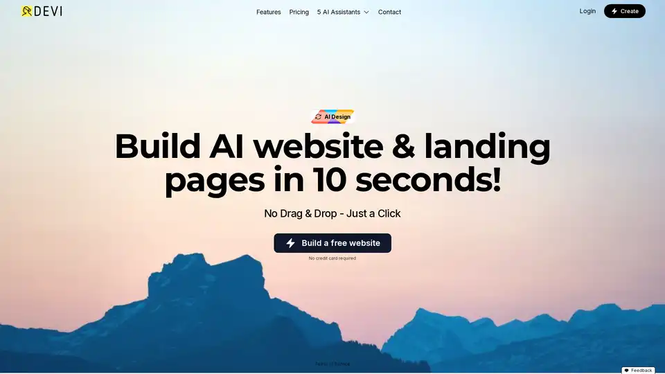 AI Website & Landing pages