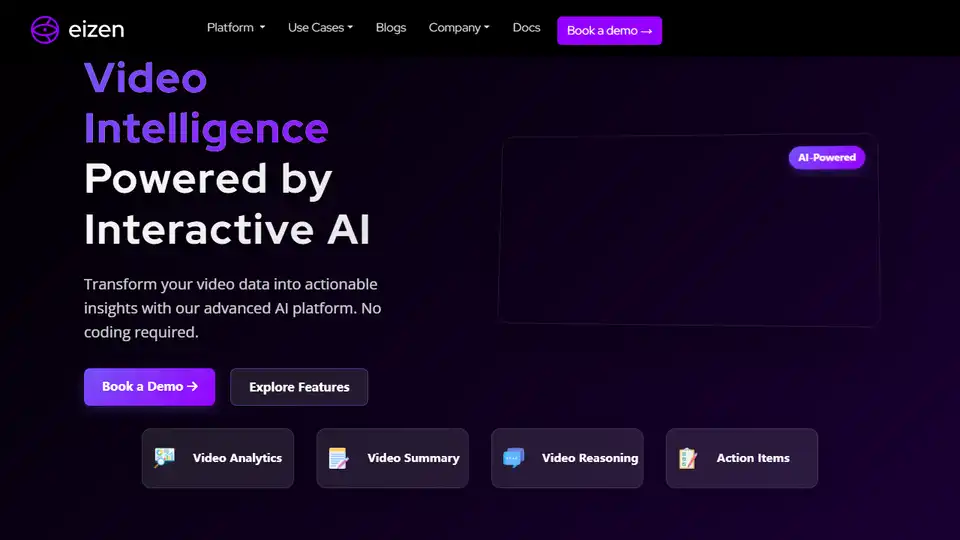 Eizen Video Intelligence
