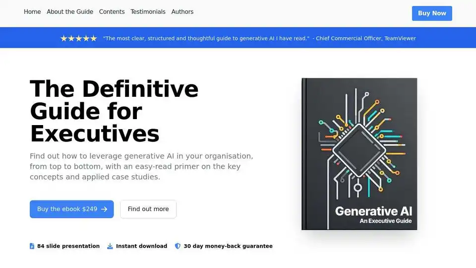 Generative AI: An Executive Guide