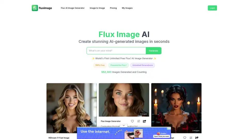 Flux AI Image Generator