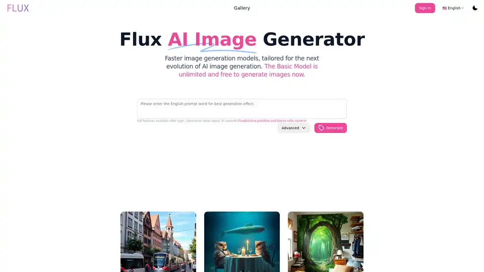 Flux AI Image Generator