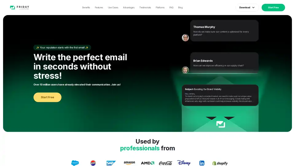 Friday: AI E-mail Writer