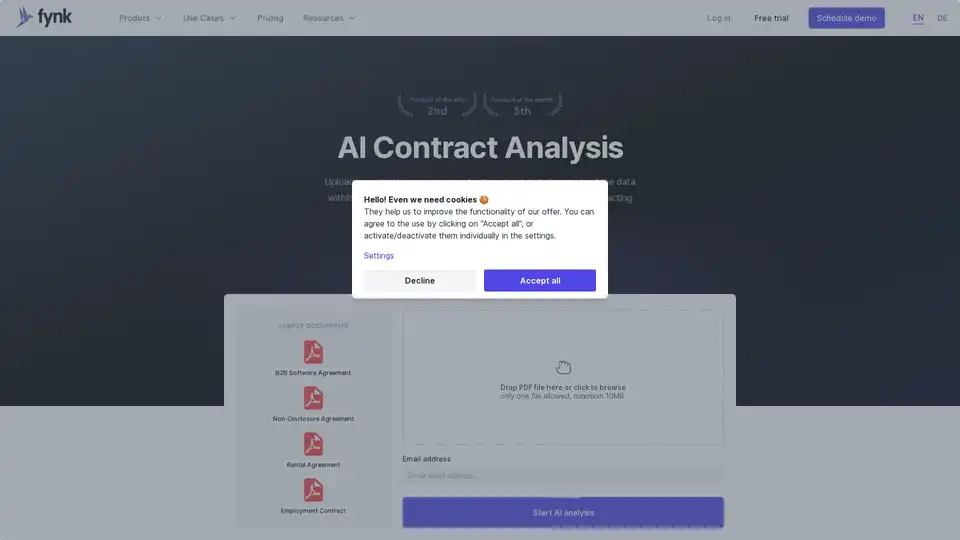 fynk AI Contract Analysis