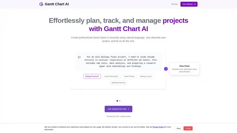 Gantt Chart AI