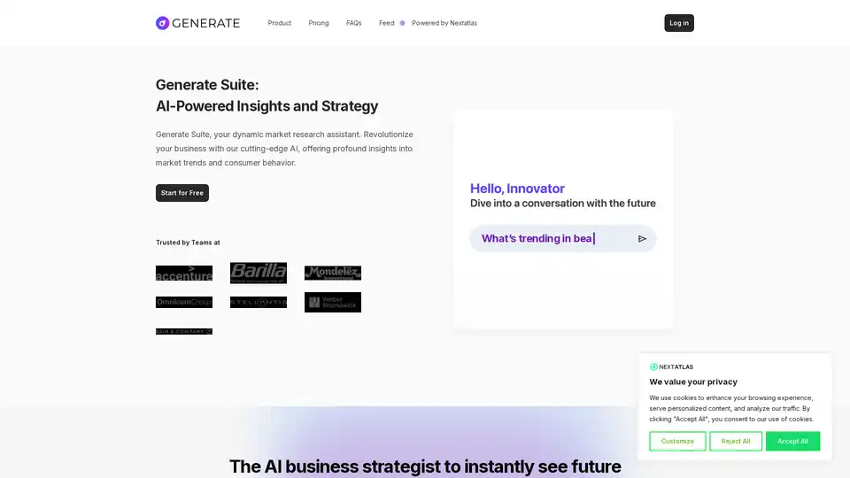 Nextatlas Generate Suite