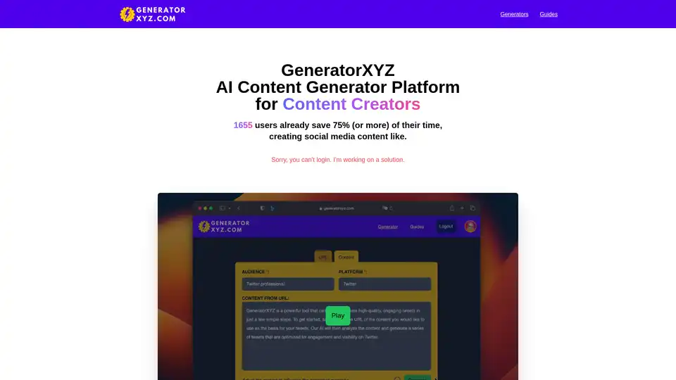 GeneratorXYZ