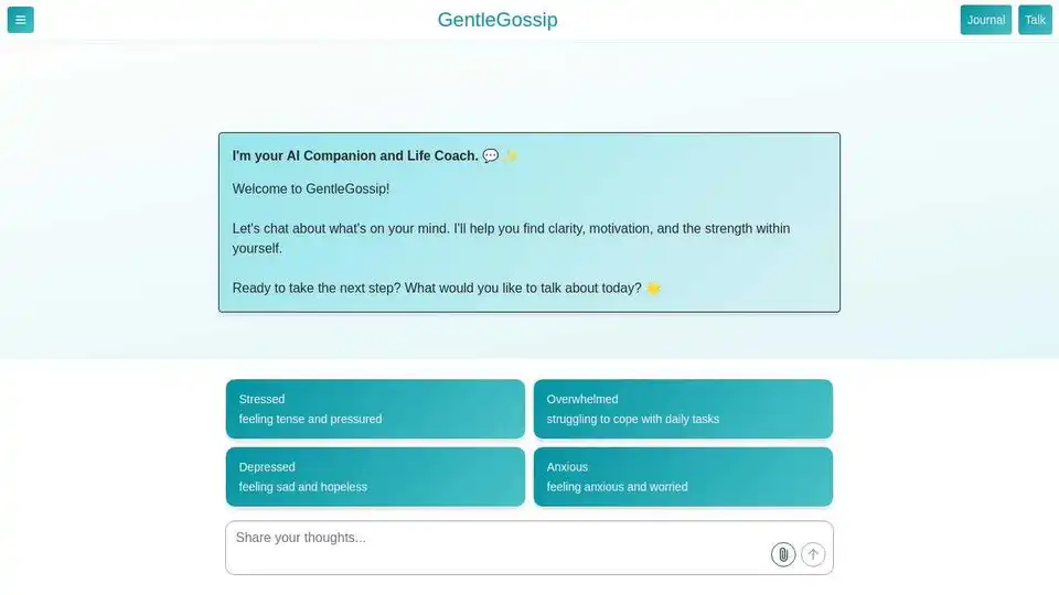 GentleGossip - AI Companion & Life Coach