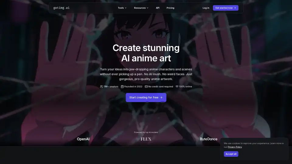 getimg.ai Anime Art Generator