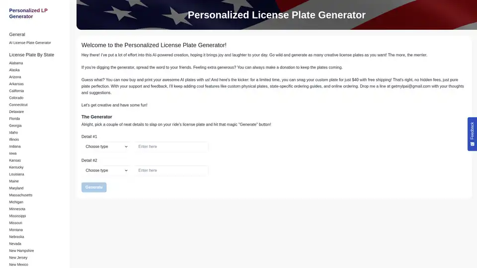 Personalized LP Generator