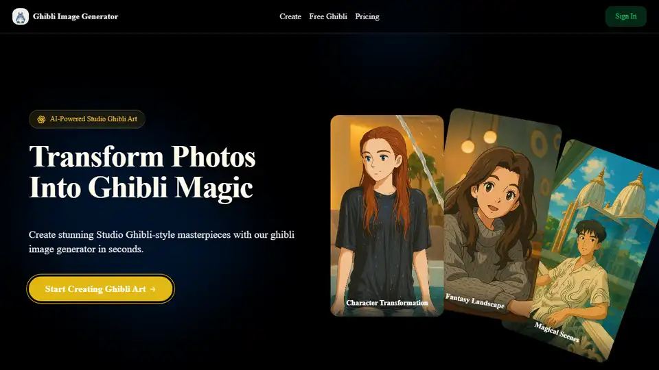 Ghibli Image Generator