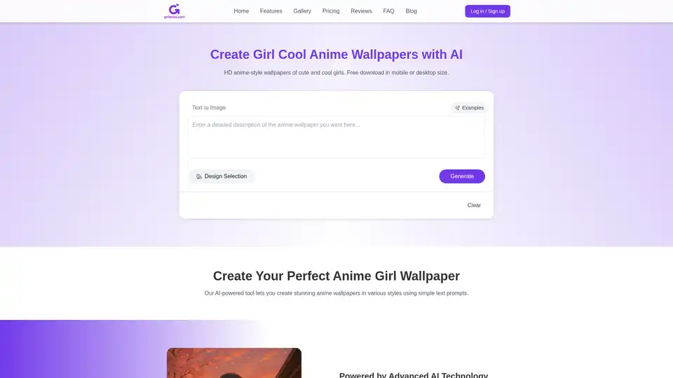 Girl Cool Anime Wallpaper