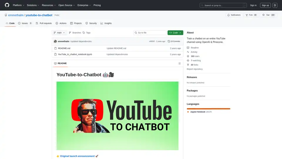 YouTube-to-Chatbot