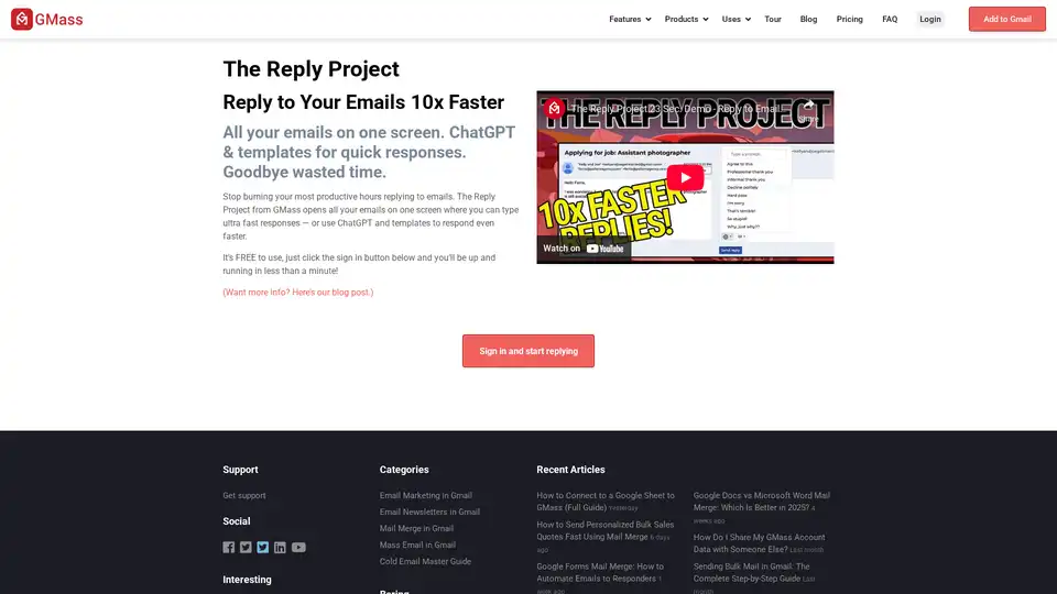 The Reply Project