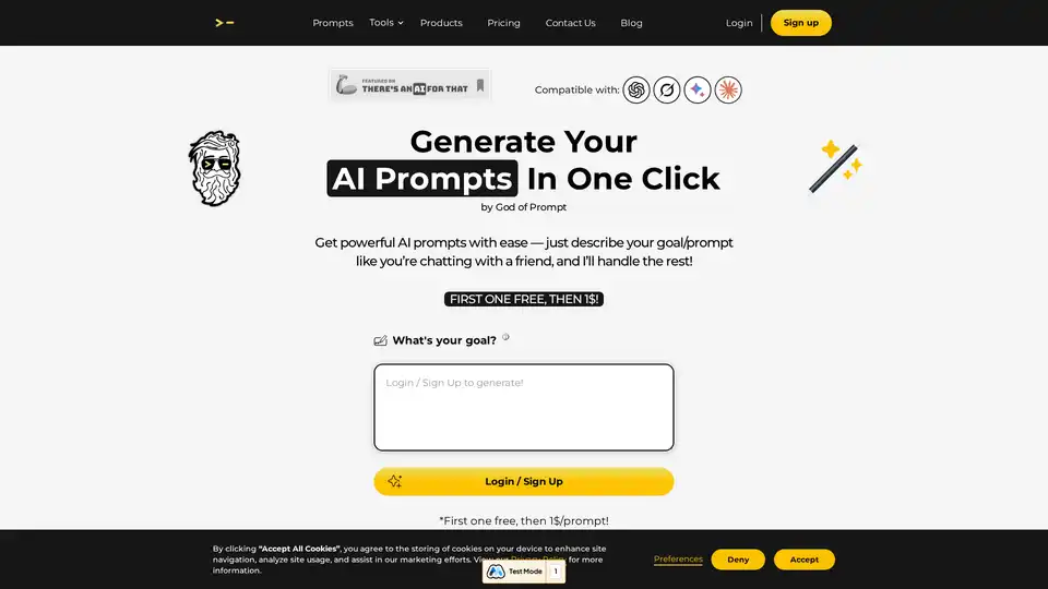 AI Prompt Generator by God of Prompt
