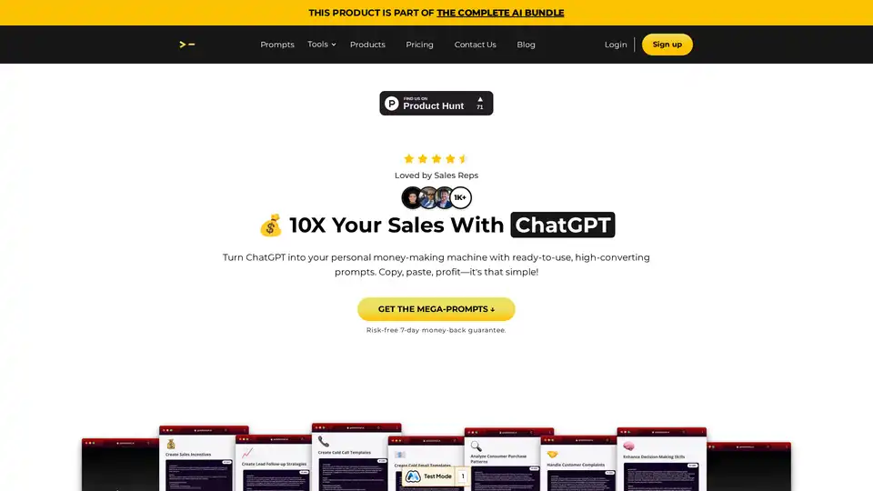 ChatGPT Mega-Prompts for Sales