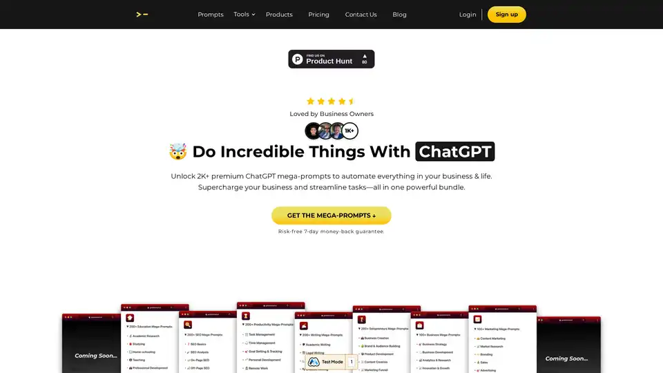 ChatGPT Mega-Prompt Bundle