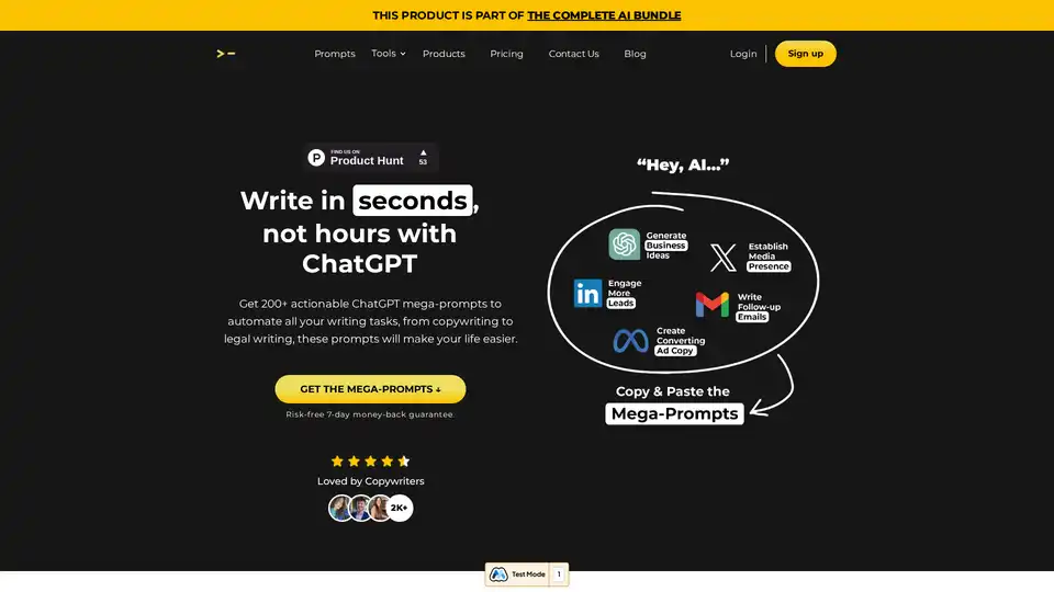 ChatGPT Mega-Prompts for Writing