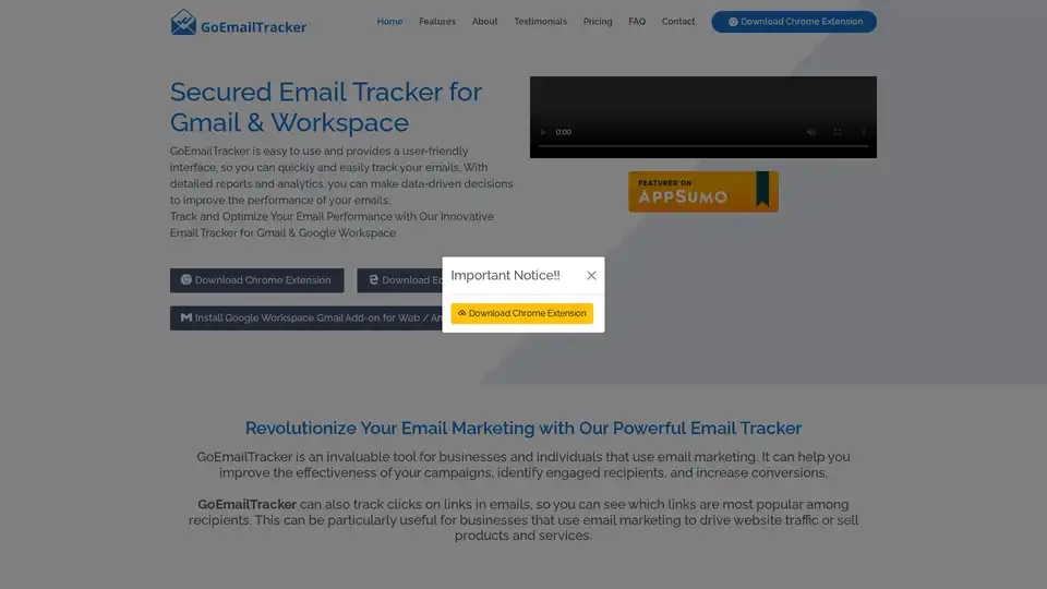GoEmailTracker