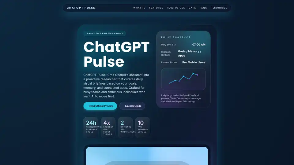 ChatGPT Pulse