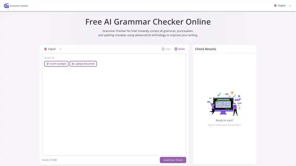 Free AI Grammar Checker Online