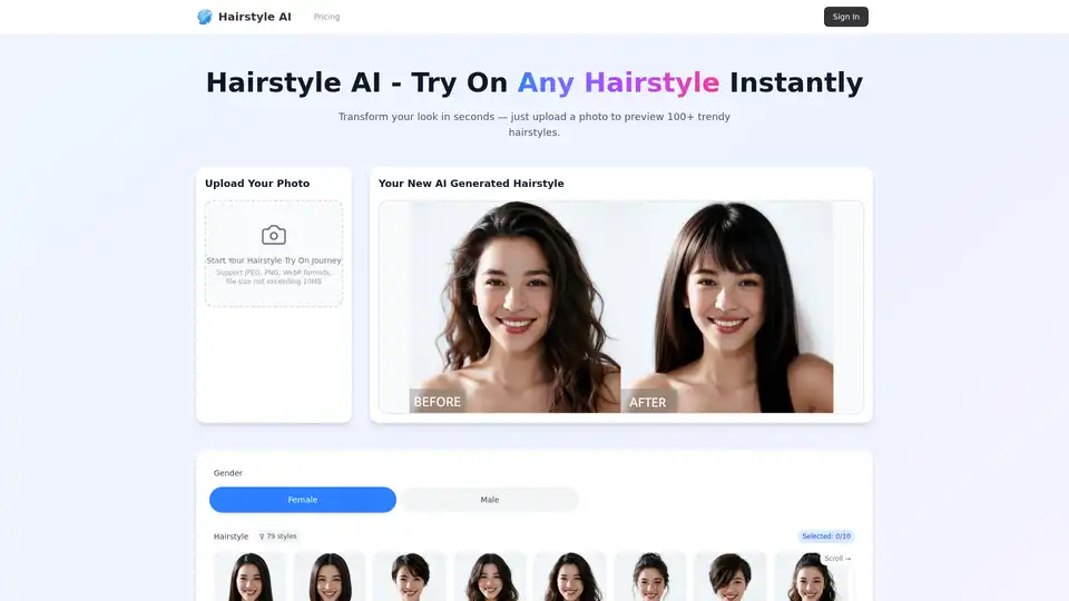 Hairstyle AI