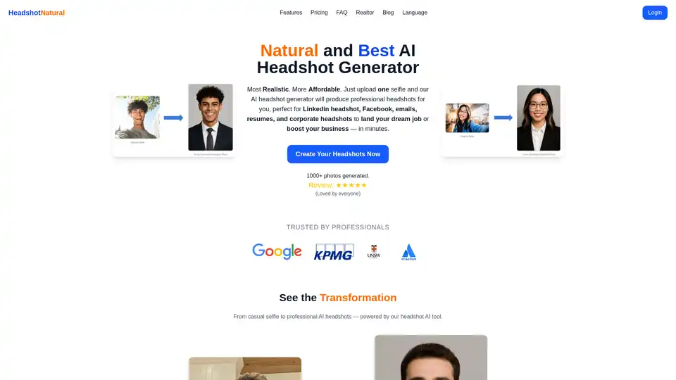 HeadshotNatural