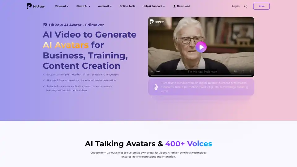 HitPaw AI Avatar