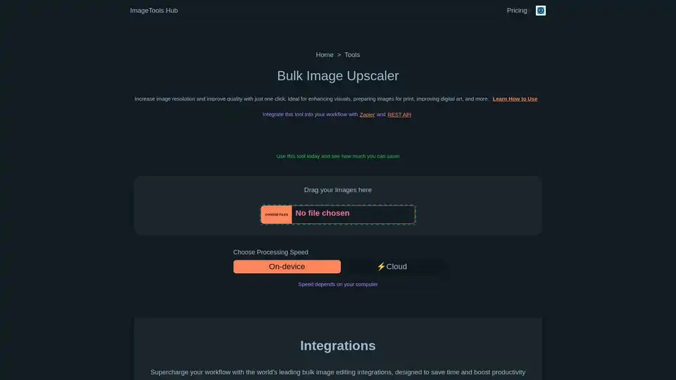 Bulk Image Upscaler